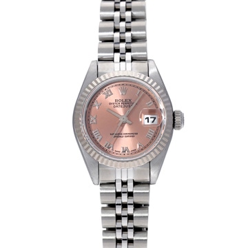 ロレックス デイトジャスト 69174 ピンク レディース 時計 【中古】【wristwatch】