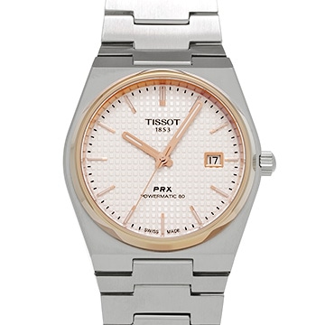 ティソ PRX パワーマティック 80 T137.407.21.031.00 シルバー メンズ 時計 【中古】【wristwatch】