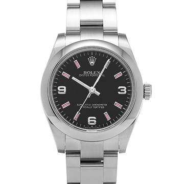 ロレックス オイスターパーペチュアル 31 177200 ブラック ユニセックス 時計 【中古】【wristwatch】
