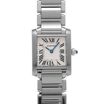 カルティエ タンクフランセーズ SM　 W51008Q3 シルバー レディース 時計 【中古】【wristwatch】