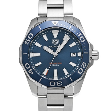 タグ ホイヤー アクアレーサー クォーツ WAY111C.BA0928 ブルー メンズ 時計 【中古】【wristwatch】