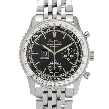 ブライトリング モンブリラン スパシオグラフ A36030.1 ブラック メンズ 時計 【中古】【wristwatch】
