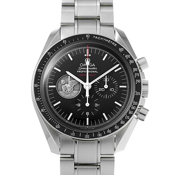 オメガ スピードマスター ムーンウォッチ プロフェッショナル アポロ11号 40th 311.30.42.30.01.002 ブラック メンズ 時計 【中古】【wristwatch】