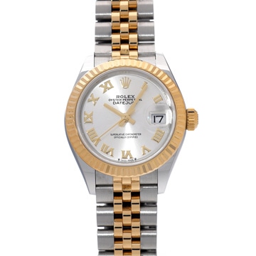 ロレックス レディ デイトジャスト 28 279173 シルバー レディース 時計 【中古】【wristwatch】