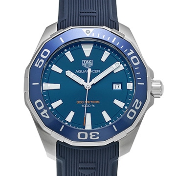 タグ ホイヤー アクアレーサー クォーツ WAY101C.FT6153 ブルー メンズ 時計 【中古】【wristwatch】