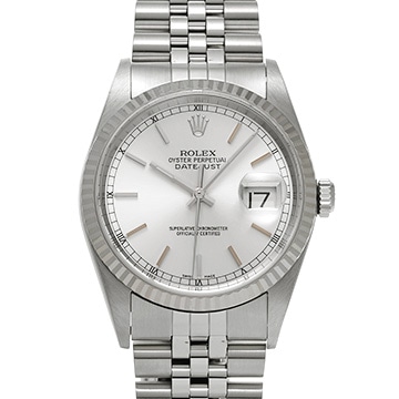ロレックス デイトジャスト 16234 シルバー メンズ 時計 【中古】【wristwatch】