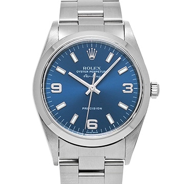 ロレックス エアキング 14000M ブルー メンズ 時計 【中古】【wristwatch】
