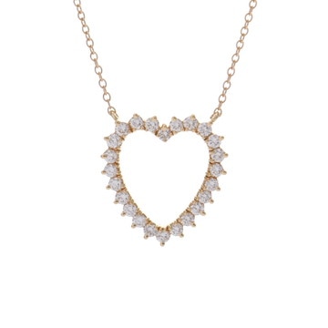 ティファニー センチメンタルハート ネックレス ゴールド K18イエローゴールド YG レディース ジュエリー 【中古】【jewelry】