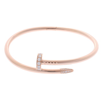 カルティエ ジュストアンクル ブレスレット #17 ゴールド K18ピンクゴールド PG レディース ジュエリー 【中古】【jewelry】