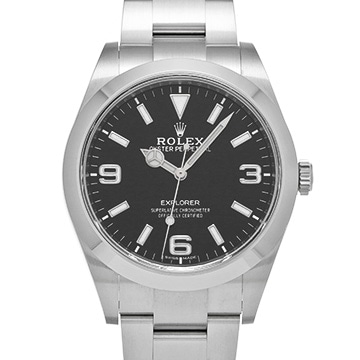 ロレックス エクスプローラー 214270 ブラック メンズ 時計 【中古】【wristwatch】