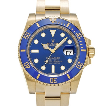ロレックス サブマリーナ デイト 116618LB ブルー メンズ 時計 【中古】【wristwatch】