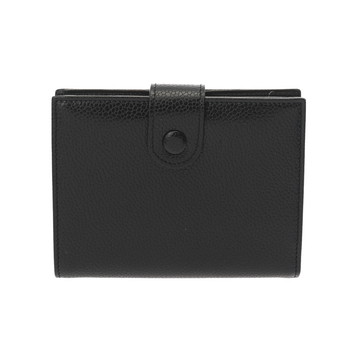 シャネル 二つ折り財布 ブラック キャビアスキン レディース 財布 【中古】【purse】