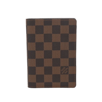 ルイ ヴィトン ダミエ クーヴェルテュール パスポール ブラウン N60188 ダミエキャンバス ユニセックス 【中古】【other】