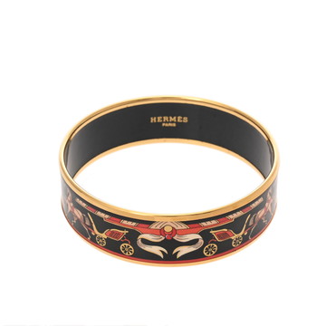 エルメス エマイユ GM マルチカラー/ゴールド金具 エナメル レディース ジュエリー 【中古】【jewelry】