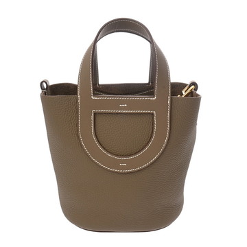 エルメス インザループ 18 エトゥープ トリヨンクレマンス/ヴォースイフト レディース バッグ 【未使用】【bag】