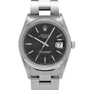 ロレックス オイスターパーペチュアル デイト 15200 ブラック メンズ 時計 【中古】【wristwatch】