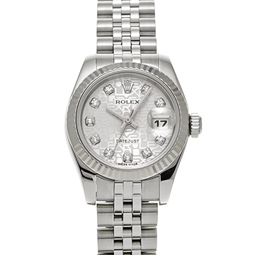 ロレックス デイトジャスト 179174G シルバーコンピュータ/ダイヤモンド レディース 時計 【中古】【wristwatch】