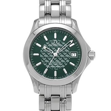 オメガ シーマスター 120 ジャックマイヨール 1998 2506.70 グリーン メンズ 時計 【中古】【wristwatch】