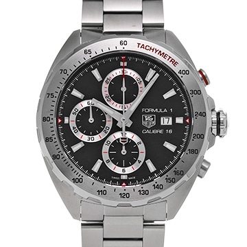 タグ ホイヤー フォーミュラ1 キャリバー16 クロノグラフ CAZ2010.BA0876 ブラック メンズ 時計 【中古】【wristwatch】