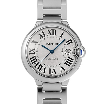 カルティエ バロンブルー  W69016Z4 シルバー メンズ 時計 【中古】【wristwatch】