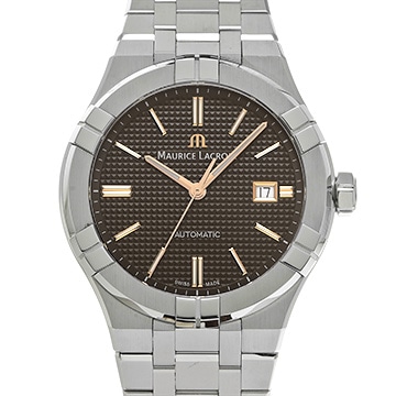 モーリス ラクロア アイコン オートマティック AI6008-SS002-331-2 ブラック メンズ 時計 【中古】【wristwatch】