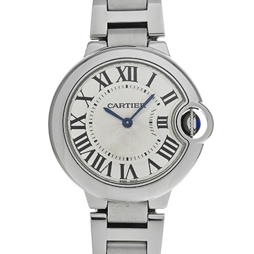カルティエ バロンブルー 33MM W6920084 シルバー ユニセックス 時計 【中古】【wristwatch】