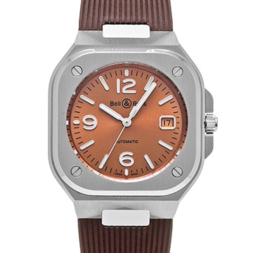 ベル＆ロス BR05 コッパーブラウン BR05A-BR-ST/SRB ブラウン メンズ 時計 【中古】【wristwatch】