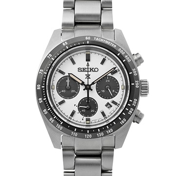 セイコー プロスペックス スピードタイマー SBDL085 ホワイト/ブラック メンズ 時計 【中古】【wristwatch】