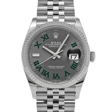 ロレックス デイトジャスト 36 126234 スレート メンズ 時計 【中古】【wristwatch】