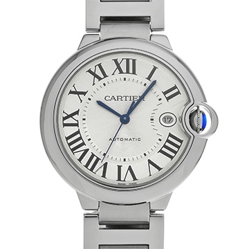 カルティエ バロンブルー LM W69012Z4 シルバー メンズ 時計 【中古】【wristwatch】