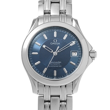 オメガ シーマスター 120 2501.81 ブルー メンズ 時計 【中古】【wristwatch】