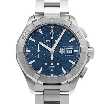 タグ ホイヤー アクアレーサー キャリバー16 クロノグラフ CAY2112.BA0925 ブルー メンズ 時計 【中古】【wristwatch】