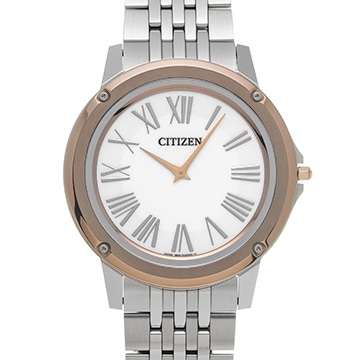 シチズン エコ・ドライブ ワン AR5026-56A ホワイト メンズ 時計 【中古】【wristwatch】