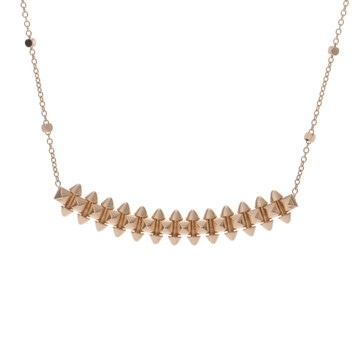 カルティエ クラッシュドゥ ネックレス SM ゴールド K18イエローゴールド YG レディース ジュエリー 【中古】【jewelry】