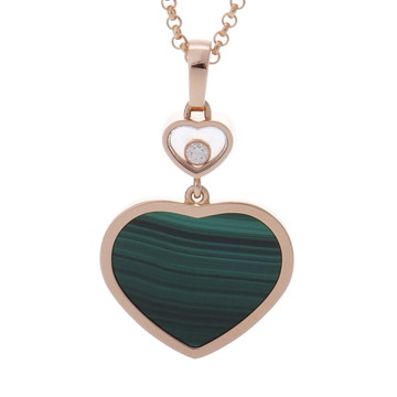 ショパール ハッピーハート ネックレス ゴールド 797482-5151 K18ピンクゴールド PG レディース ジュエリー 【中古】【jewelry】