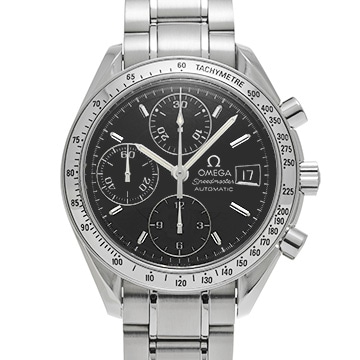 オメガ スピードマスター デイト 3513.50 ブラック メンズ 時計 【中古】【wristwatch】