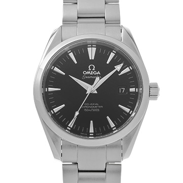オメガ シーマスター アクアテラ コーアクシャル クロノメーター 2503.50 ブラック メンズ 時計 【中古】【wristwatch】