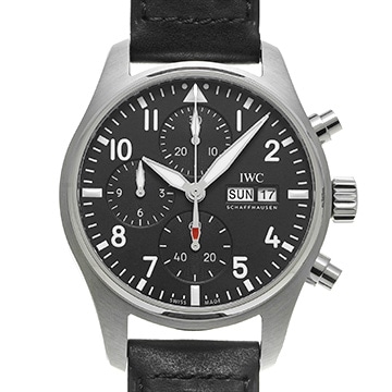 IWC パイロットウォッチ クロノグラフ　41 IW388111 ブラック メンズ 時計 【中古】【wristwatch】