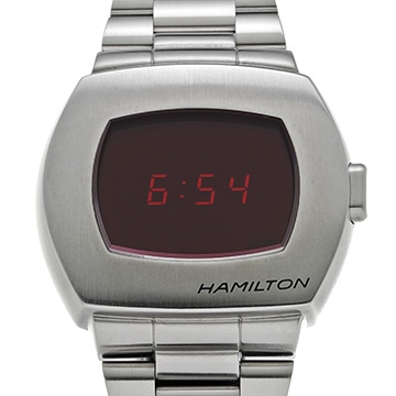 ハミルトン アメリカンクラシック PSR デジタルクォーツ H52414130 ブラック メンズ 時計 【中古】【wristwatch】