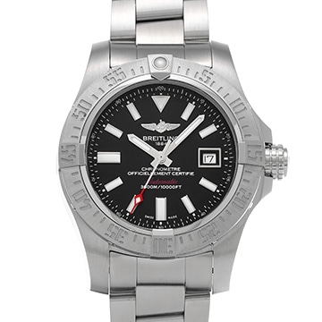 ブライトリング アベンジャーII シーウルフ A1733110/BC30 ブラック メンズ 時計 【中古】【wristwatch】