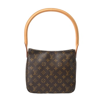 ルイ ヴィトン モノグラム ルーピング MM ブラウン M51146 モノグラムキャンバス レディース バッグ 【中古】【bag】