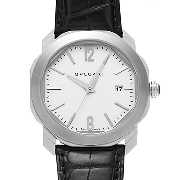 ブルガリ オクト ローマ OC41S シルバー メンズ 時計 【中古】【wristwatch】