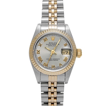 ロレックス デイトジャスト 69173 グレー レディース 時計 【中古】【wristwatch】