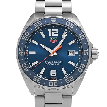 タグ ホイヤー フォーミュラ1 クォーツ WAZ1010.BA0842 ブルー メンズ 時計 【中古】【wristwatch】
