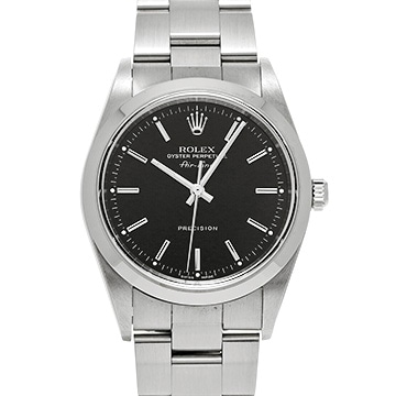 ロレックス エアキング 14000M ブラック メンズ 時計 【中古】【wristwatch】