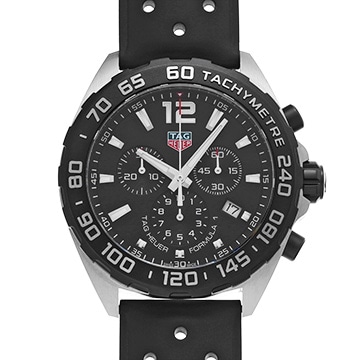 タグ ホイヤー フォーミュラ1 クォーツ クロノグラフ CAZ1010.FT8024 ブラック メンズ 時計 【中古】【wristwatch】