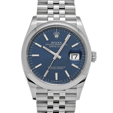 ロレックス デイトジャスト 36 126200 ブライトブルー メンズ 時計 【中古】【wristwatch】
