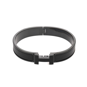 エルメス クリックH  ソーブラック/シルバー金具 メタル ユニセックス ジュエリー 【未使用】【jewelry】