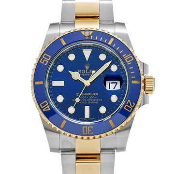 ロレックス サブマリーナ デイト 116613LB ブルー メンズ 時計 【中古】【wristwatch】