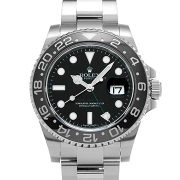 ロレックス GMTマスターII 116710LN ブラック メンズ 時計 【中古】【wristwatch】